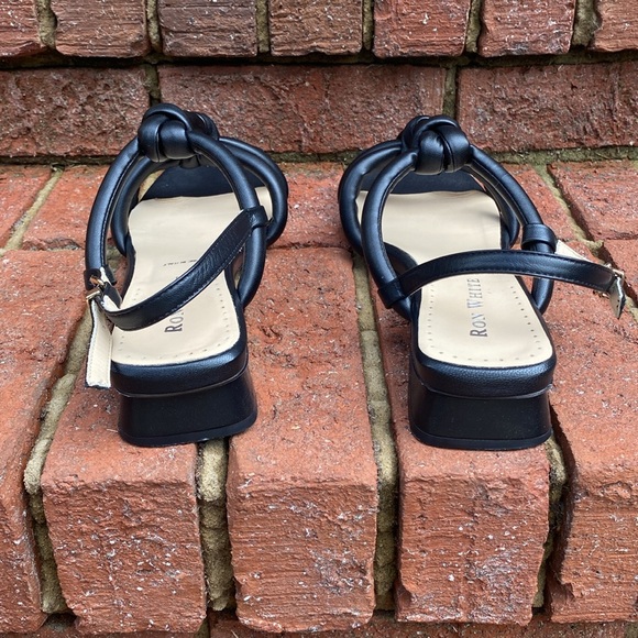Ron White Black Blaise Sandals - Size 10 - Orig. $400 - Picture 7 of 9